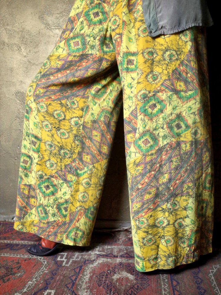 Total Pattern Wide Pants