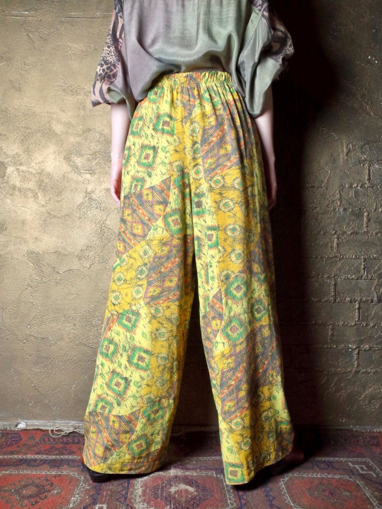 Total Pattern Wide Pants