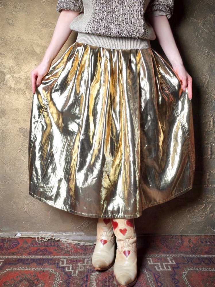 Glitter Gold Skirt