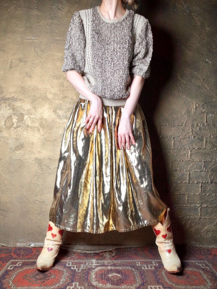 Glitter Gold Skirt