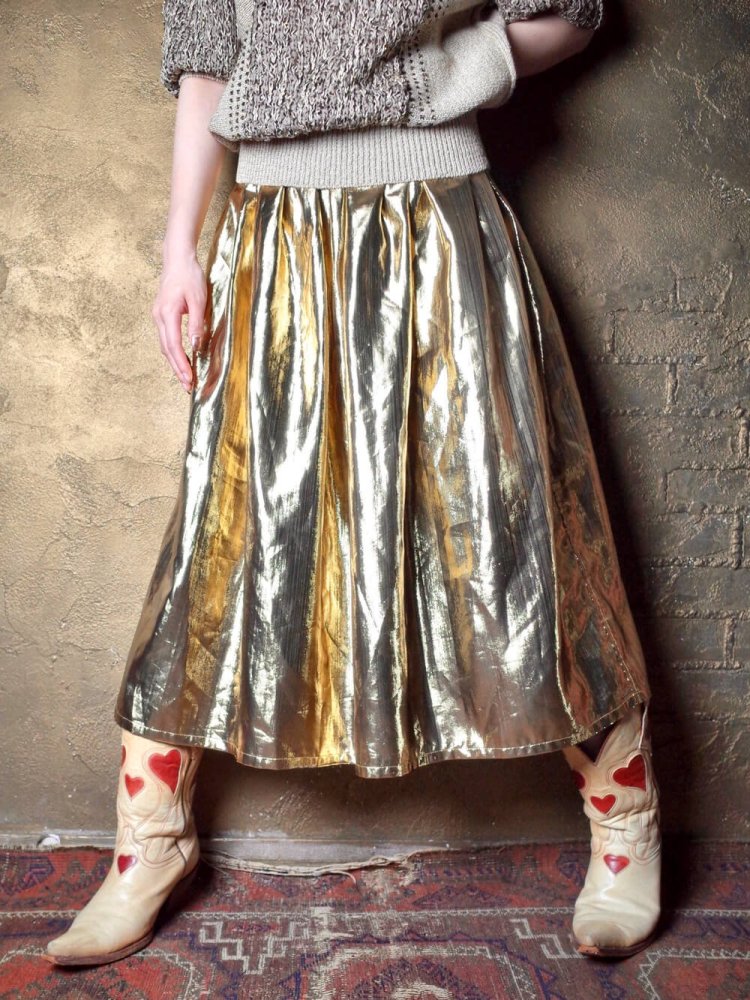 Glitter Gold Skirt