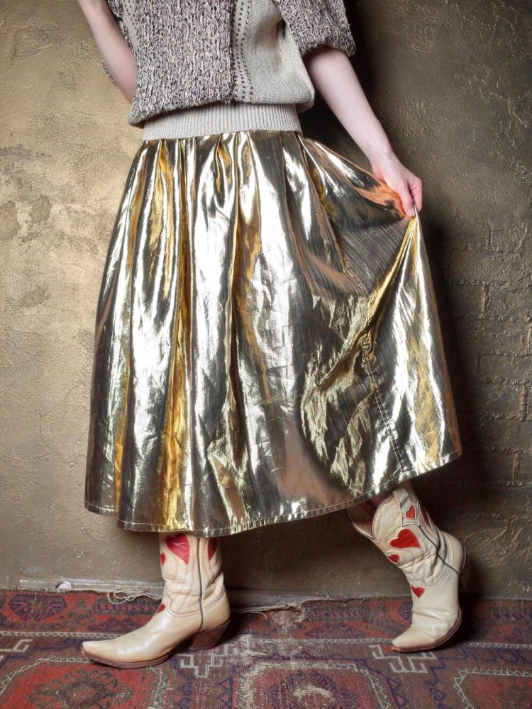 Glitter Gold Skirt