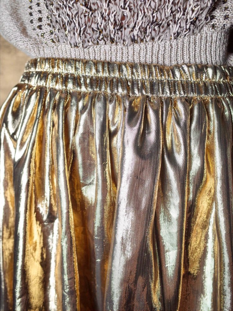 Glitter Gold Skirt