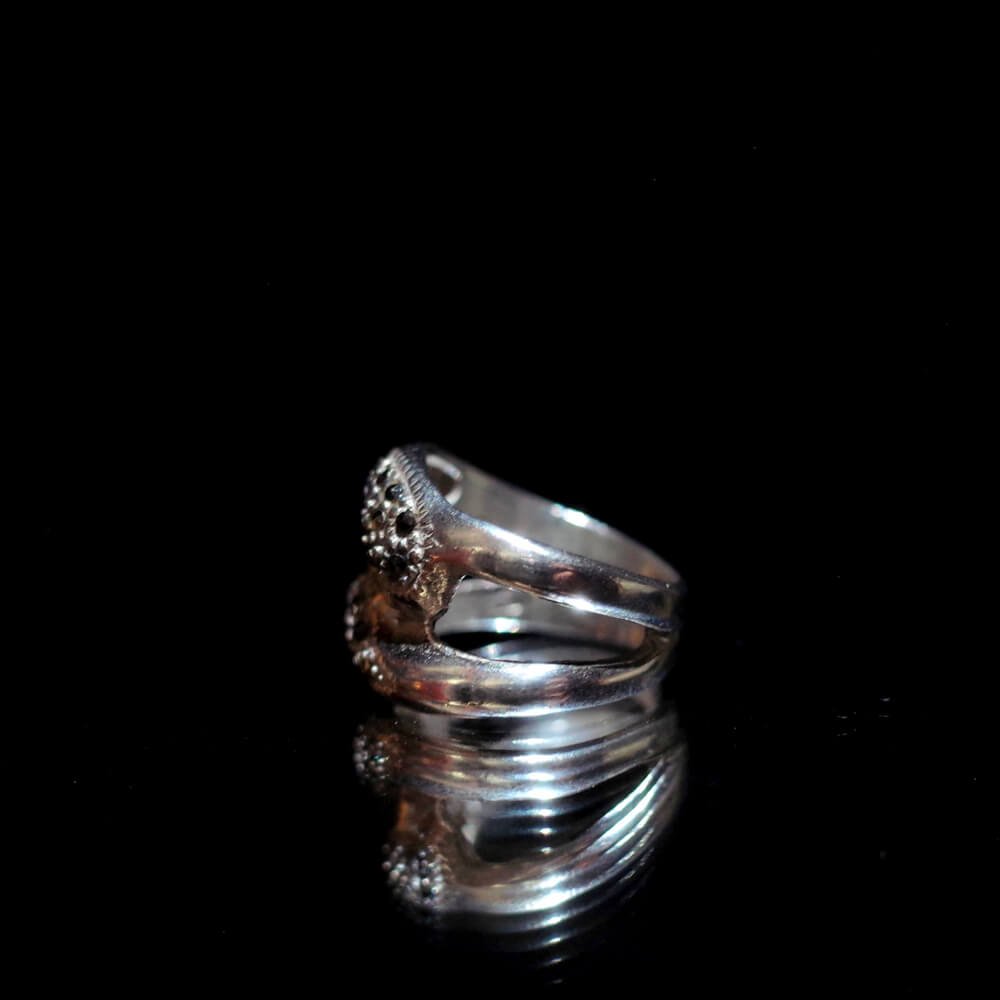 "From Turkey Silver 925 Double Snake Ring