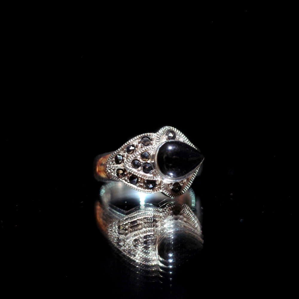 "From Turkey Silver 925 Onyx Classical Ring