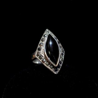 "From Turkey Silver 925 Onyx Classical Ring