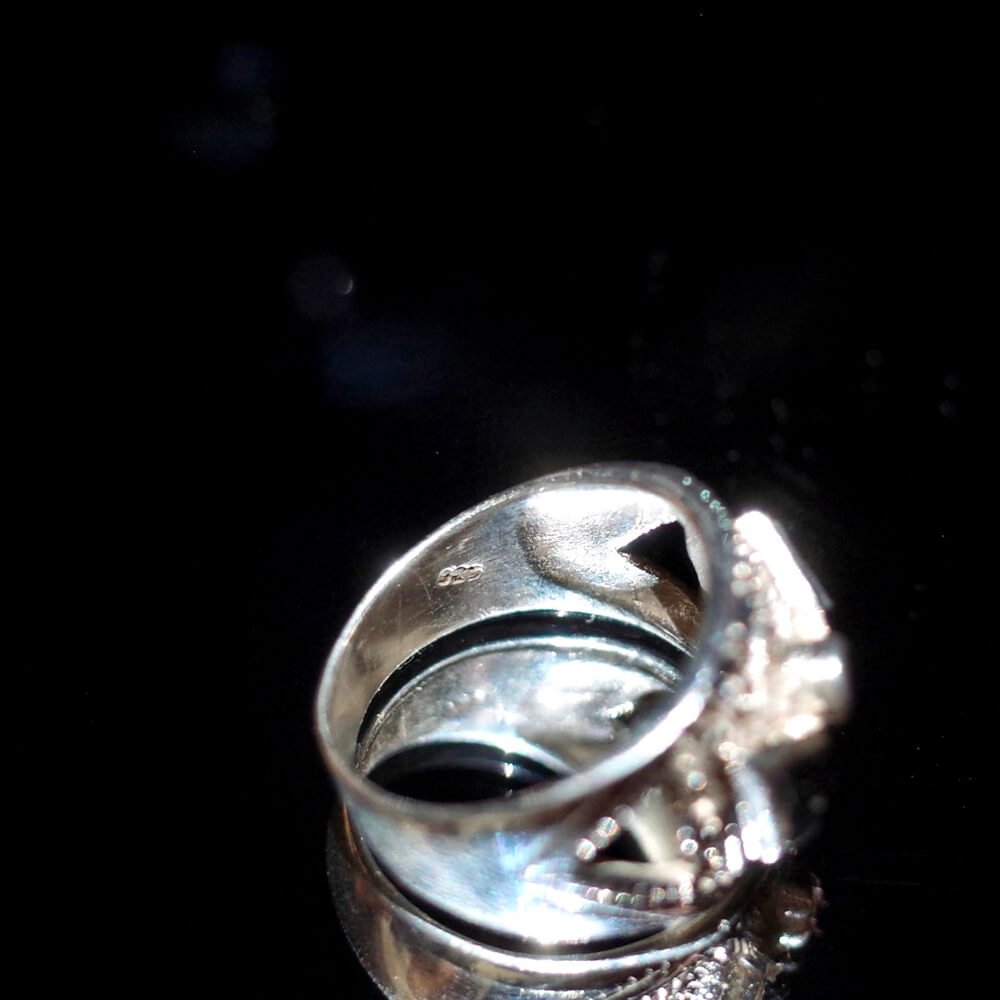 "From Turkey Silver 925 Onyx Classical Ring