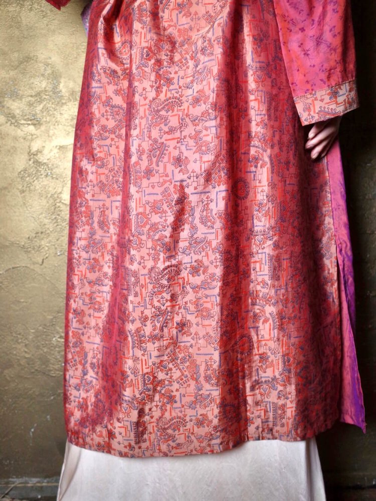  India Silk Patchwork Gown