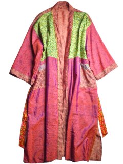  India Silk Patchwork Gown