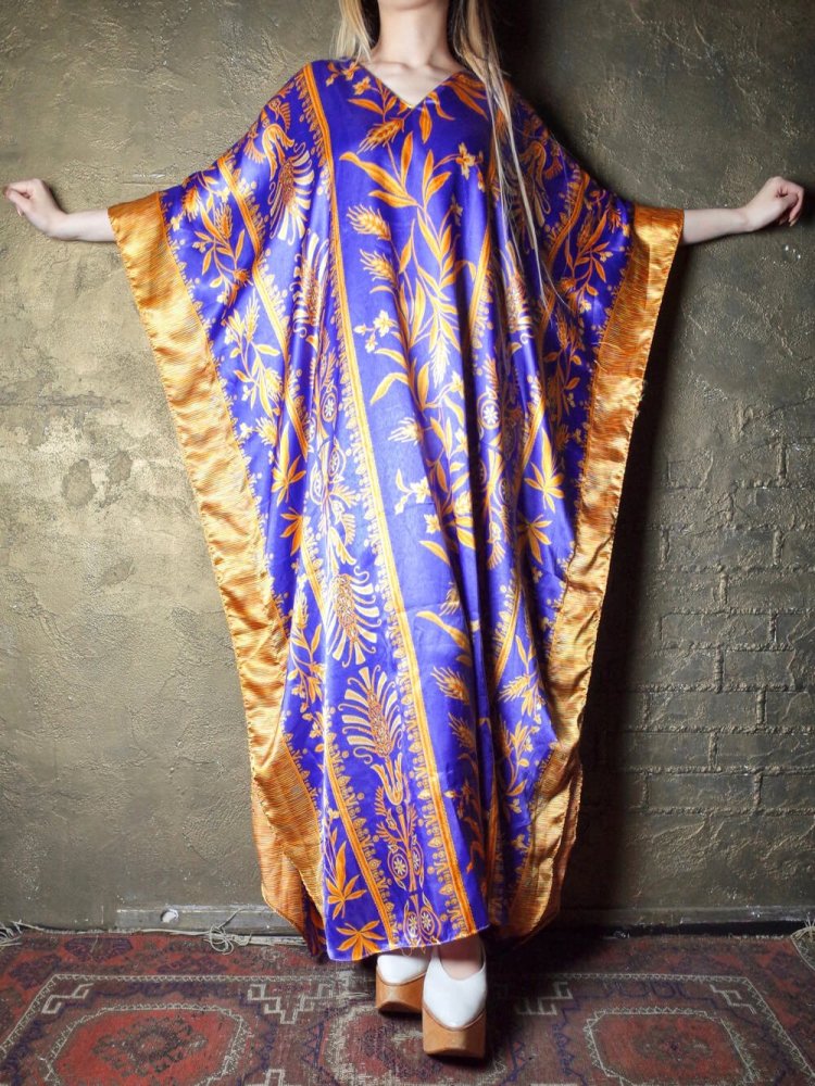 Scarf Arabesque Kaftan Dress