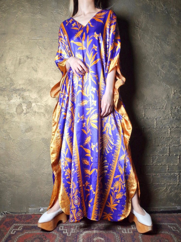 Scarf Arabesque Kaftan Dress