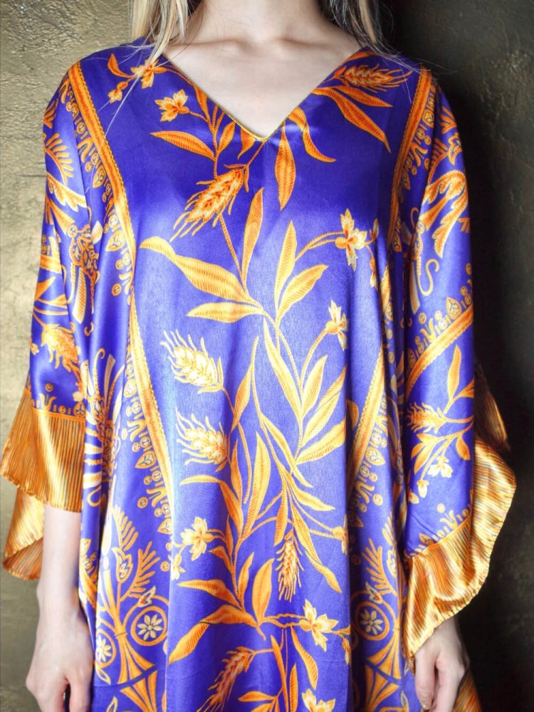 Scarf Arabesque Kaftan Dress