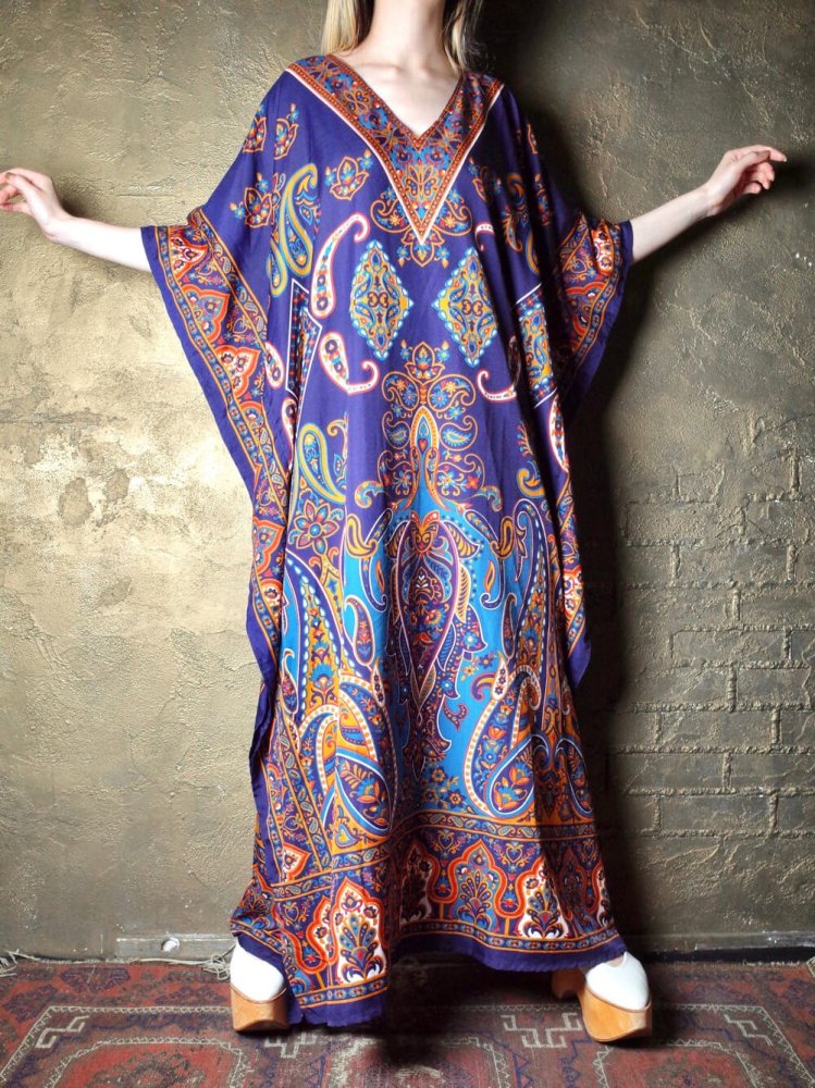 Paisley Kaftan Dress