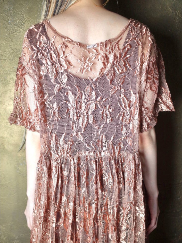 Bronze Lace Dress