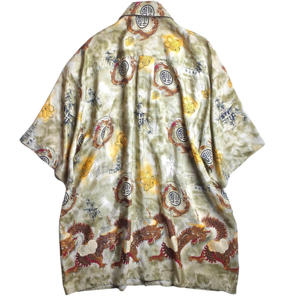 China Dragon Silk Big Silhouette Shirt