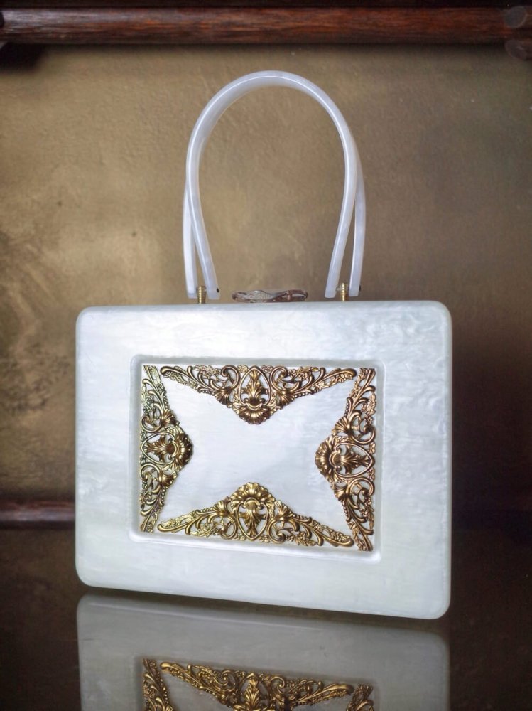 c.1950~60s Special Lucite Hand Bag