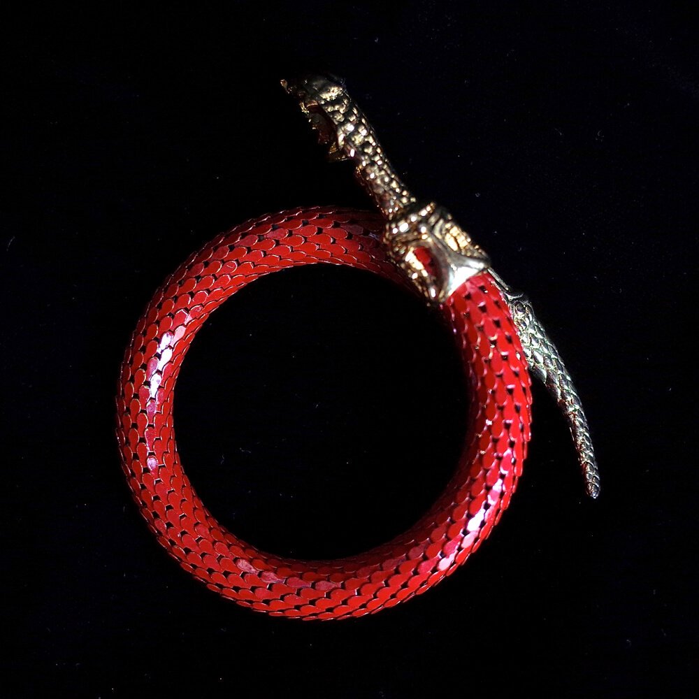 Vintage Snake Spiral Bracelet