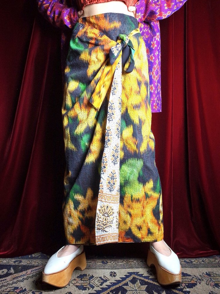 DRIES VAN NOTEN / ɥꥹΥåƥ Archive 2022ss ɤ Brock Print Wrap Skirt