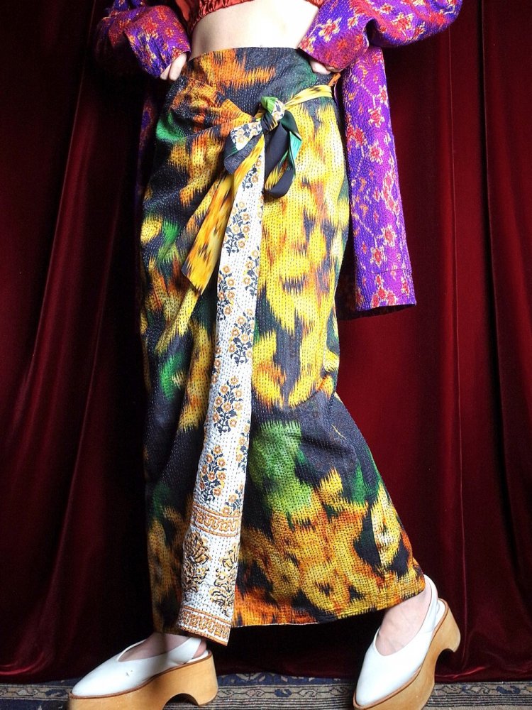 DRIES VAN NOTEN / ɥꥹΥåƥ Archive 2022ss ɤ Brock Print Wrap Skirt