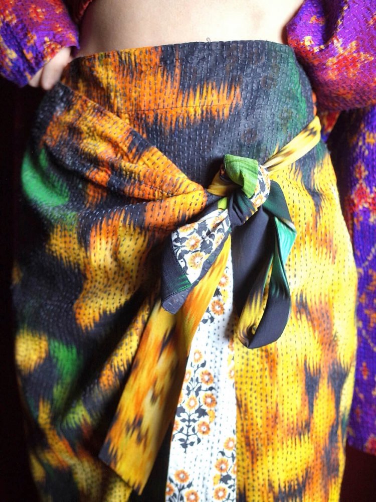 DRIES VAN NOTEN / ɥꥹΥåƥ Archive 2022ss ɤ Brock Print Wrap Skirt