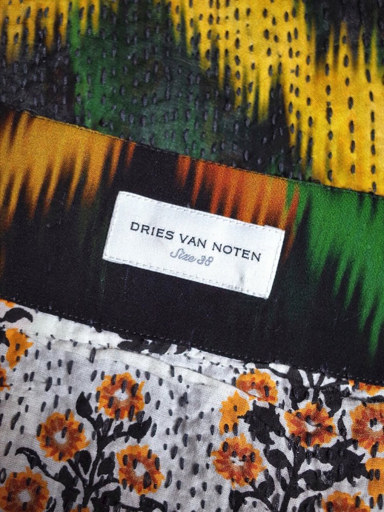 DRIES VAN NOTEN / ɥꥹΥåƥ Archive 2022ss ɤ Brock Print Wrap Skirt