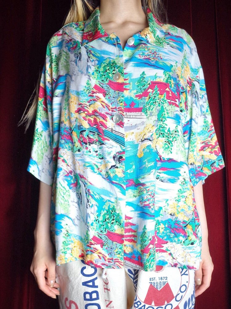  Short Length Rayon Hawaiian Shirt