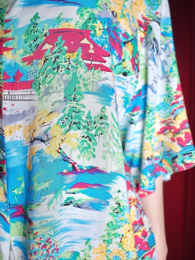  Short Length Rayon Hawaiian Shirt