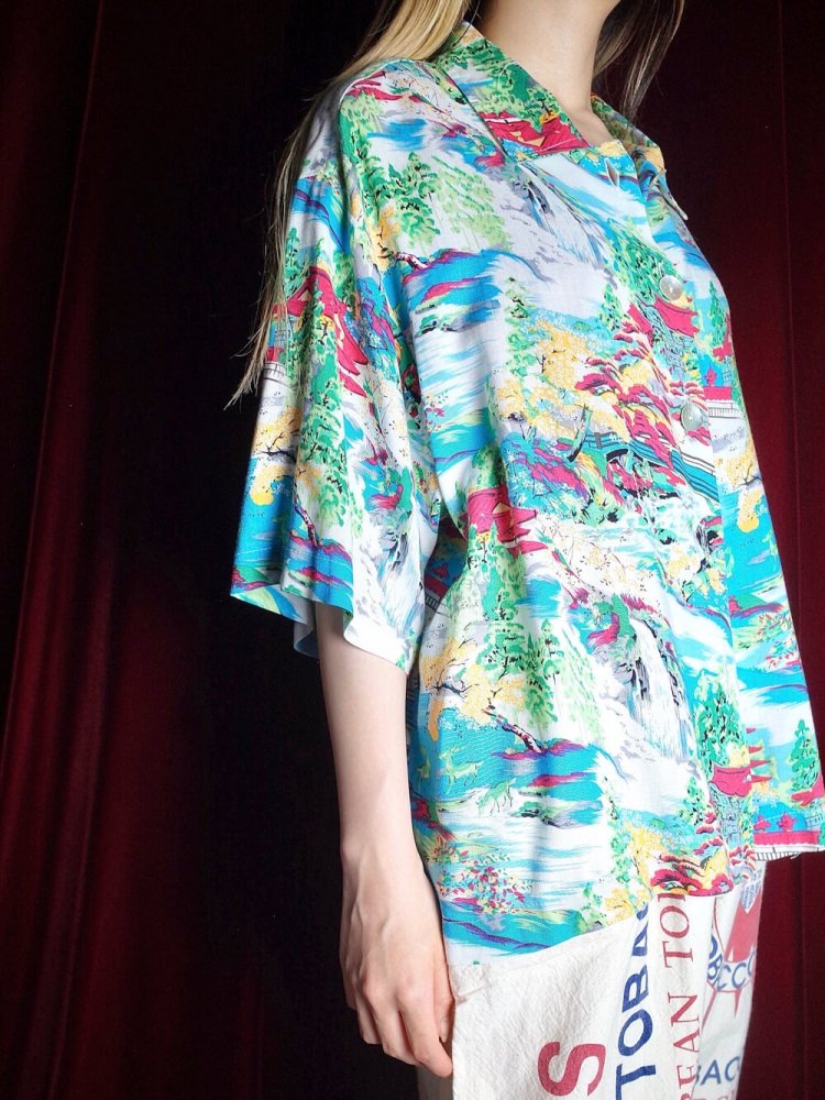  Short Length Rayon Hawaiian Shirt