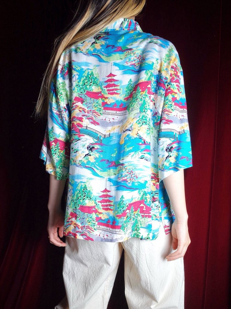  Short Length Rayon Hawaiian Shirt