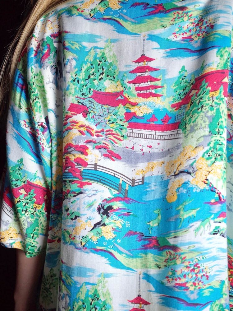  Short Length Rayon Hawaiian Shirt