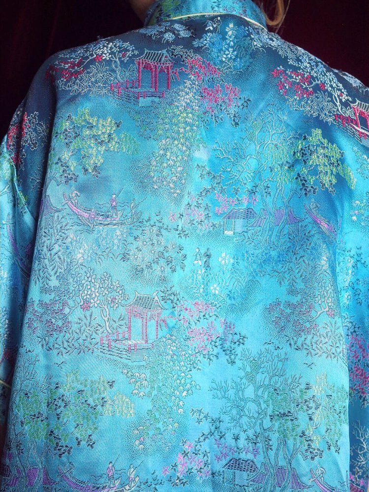 Oriental Light Blue China Shirt