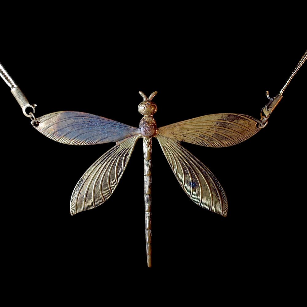 c.1920s Antique Dragonfly Necklace