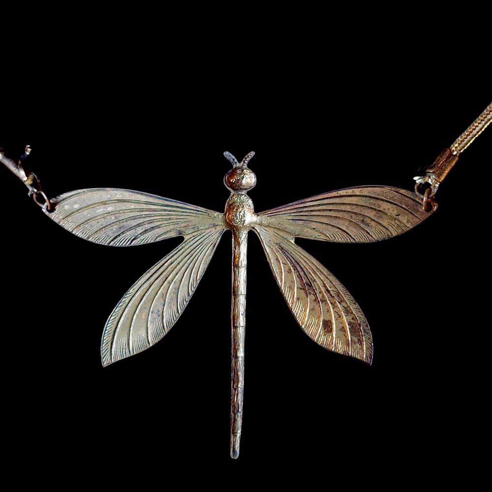 c.1920s Antique Dragonfly Necklace