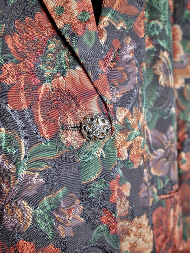 Flower & Paisley Double Pattern Jacket