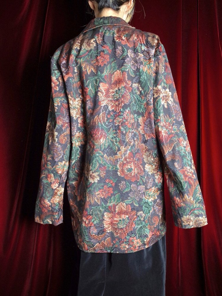 Flower & Paisley Double Pattern Jacket