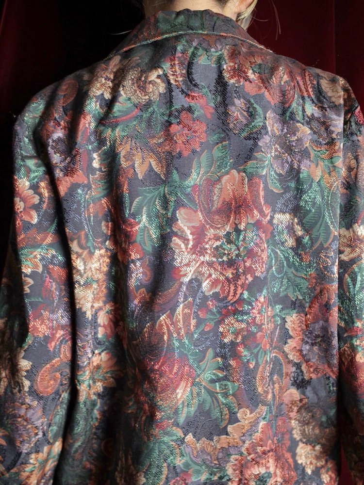 Flower & Paisley Double Pattern Jacket