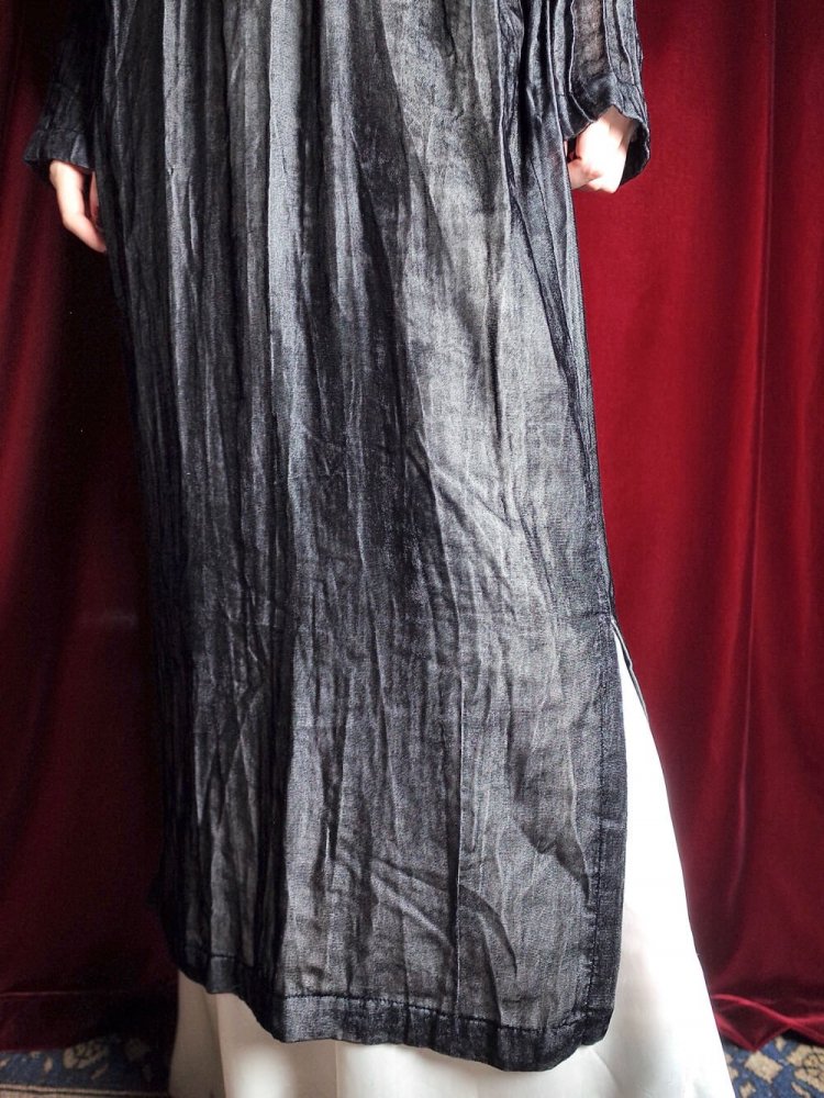 c.1990stricot COMME des GARCONSBlack Velvet Sheer Dress