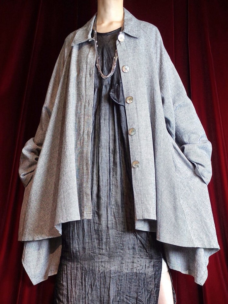 Modern Deformation Linen Coat