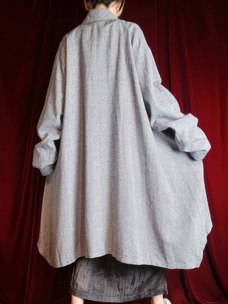 Modern Deformation Linen Coat