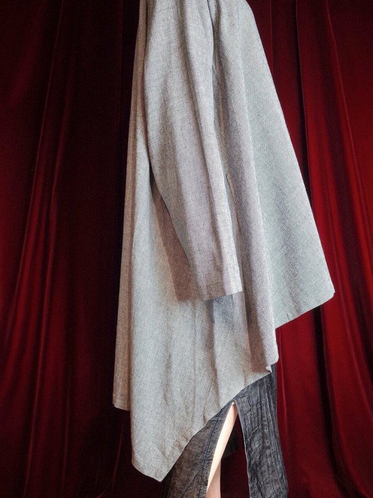 Modern Deformation Linen Coat