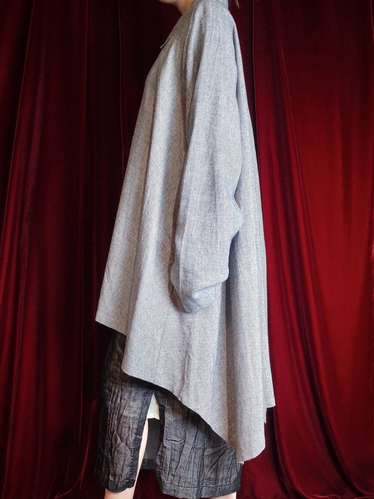 Modern Deformation Linen Coat