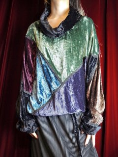 Panel Switch Rayon Velvet Sweat