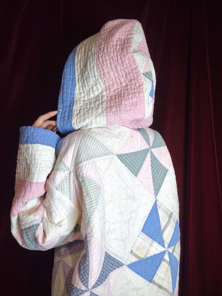 end  BelleNaruVintage ɽ Quilt Hoodie