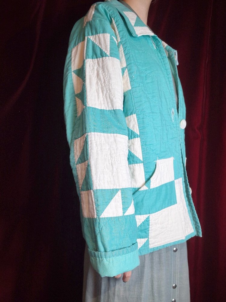 c.1950~60s Vintage Hand Quilt / ɽȡ Jacket