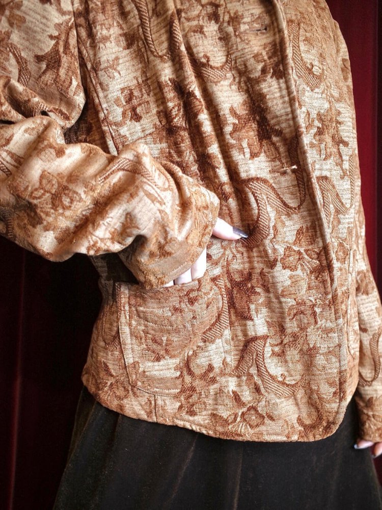 Brown Arabesque Gobelin Jacket