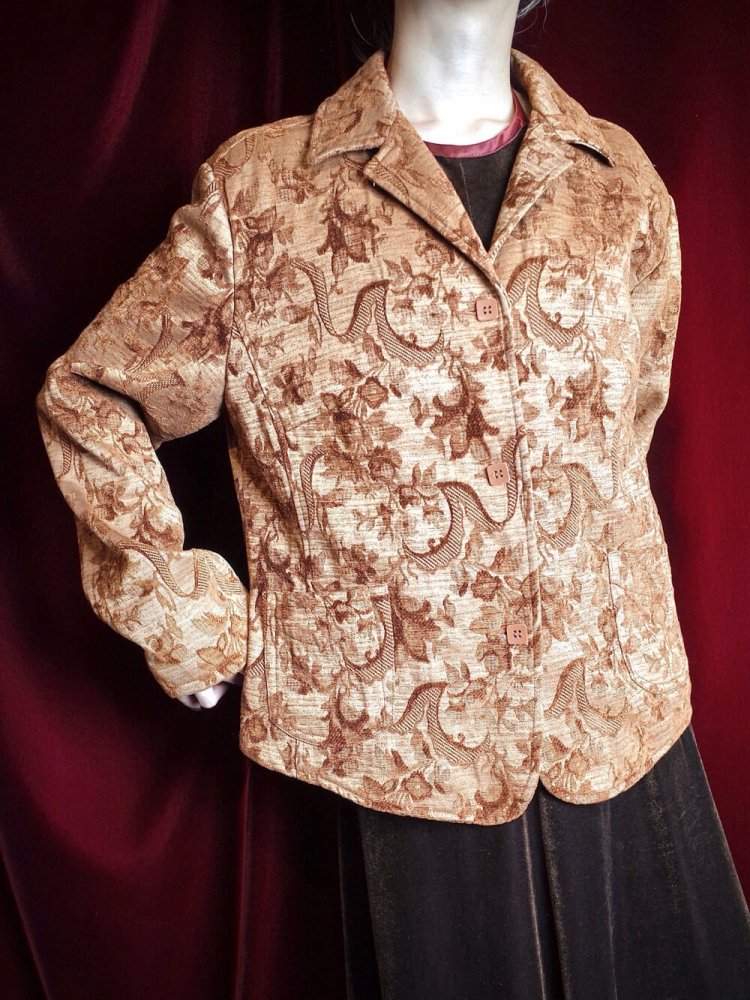 Brown Arabesque Gobelin Jacket