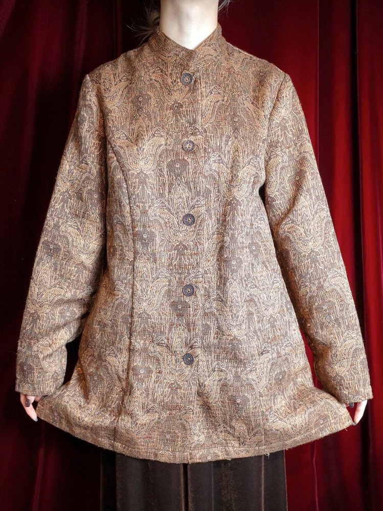 Arabesque Gobelin Mao Collar China Jacket