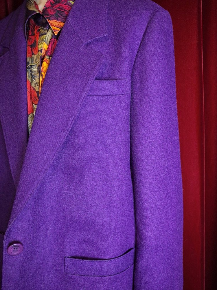 PENDLETON / ڥɥȥ Purple Wool Tailored Jacket