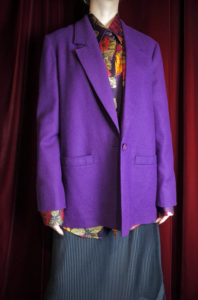 PENDLETON / ڥɥȥ Purple Wool Tailored Jacket