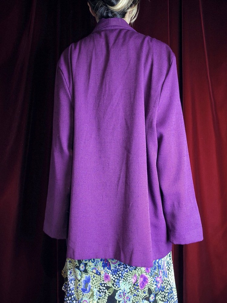 Purple Soft Tailored Jacket